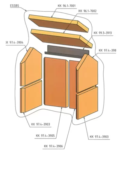 Die Brennraumauskleidung eines Koppe BS 200