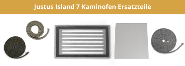 Justus Island 7 Kaminofen Ersatzteile